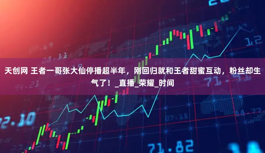 天创网 王者一哥张大仙停播超半年，刚回归就和王者甜蜜互动，粉丝却生气了！_直播_荣耀_时间