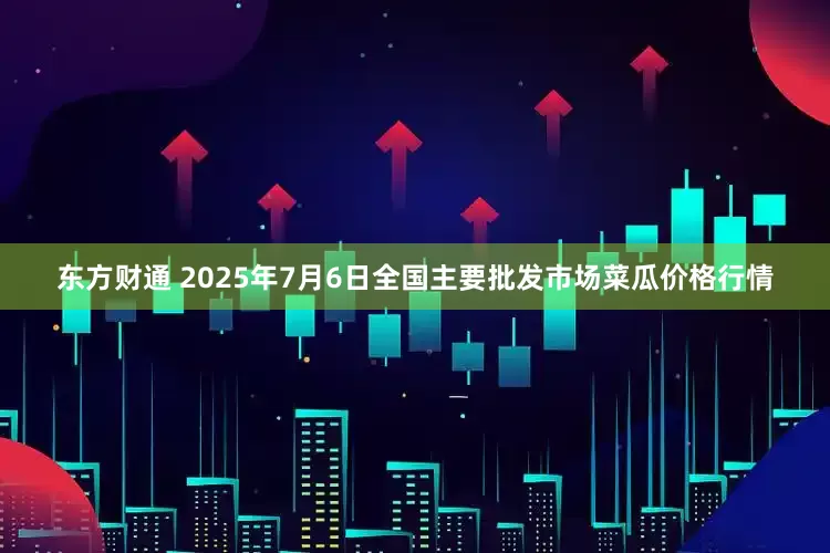 东方财通 2025年7月6日全国主要批发市场菜瓜价格行情