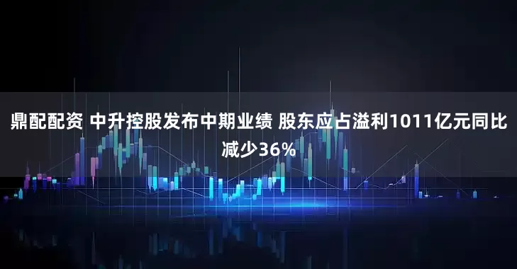 鼎配配资 中升控股发布中期业绩 股东应占溢利1011亿元同比减少36%